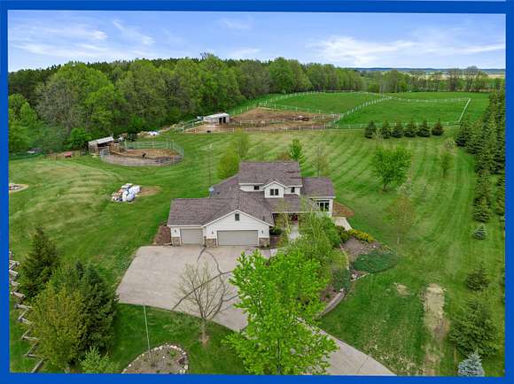 7.1 Acres of Land with Home for Sale in Campbellsport, Wisconsin