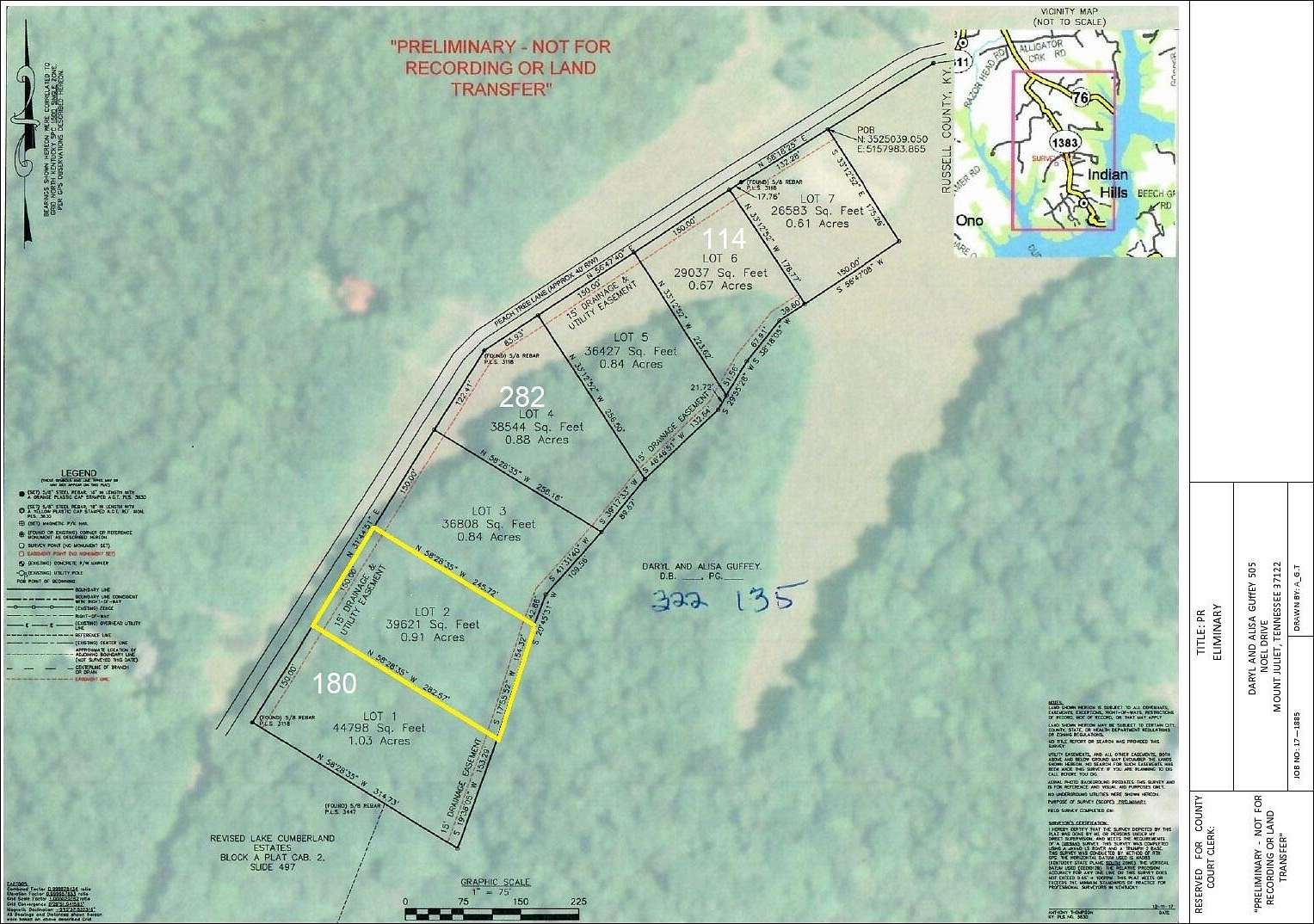 0.91 Acres of Residential Land for Sale in Russell Springs, Kentucky