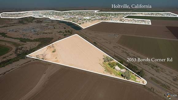 17.2 Acres of Land with Home for Sale in Holtville, California
