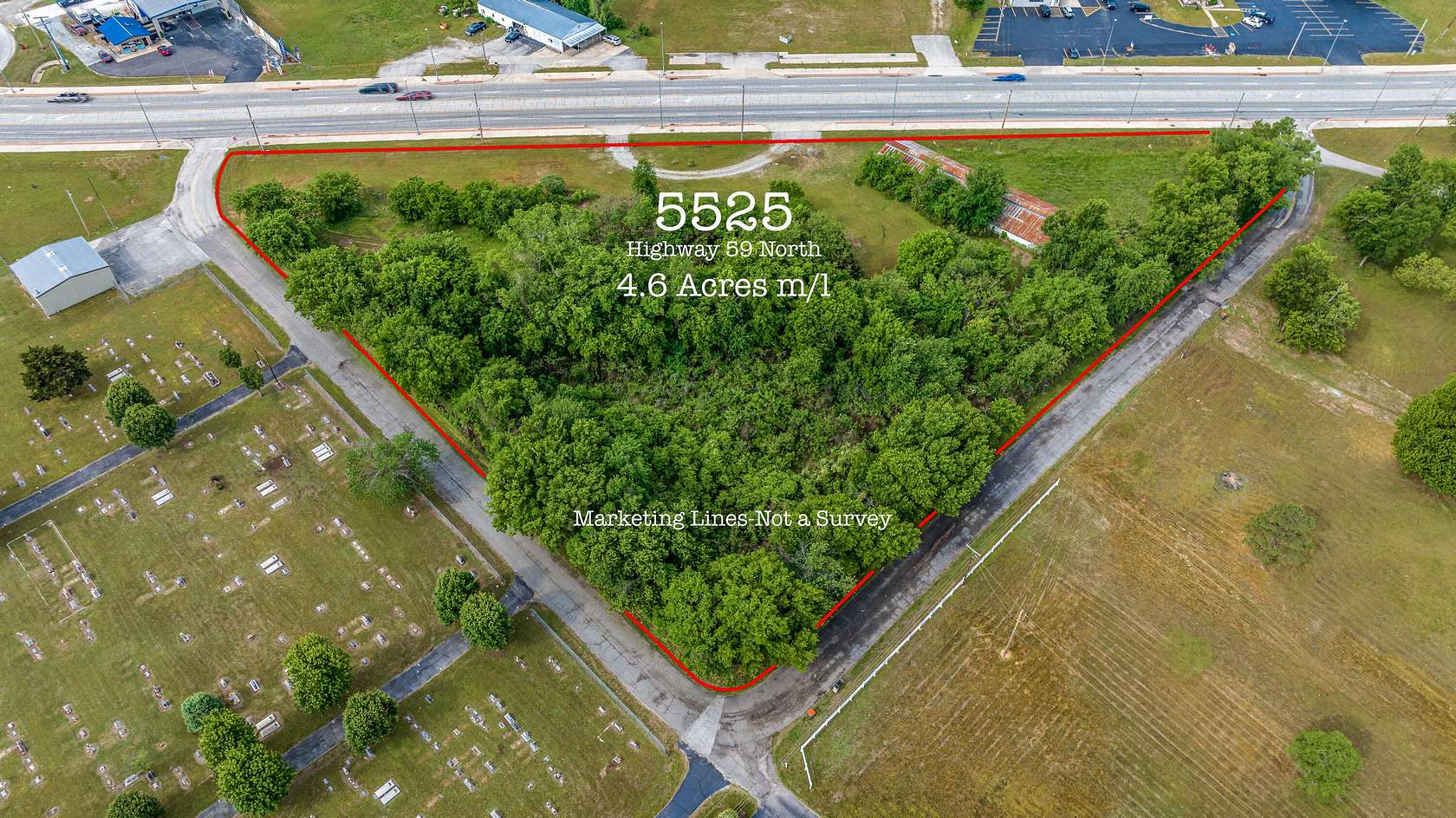 4.24 Acres of Improved Commercial Land for Sale in Grove, Oklahoma