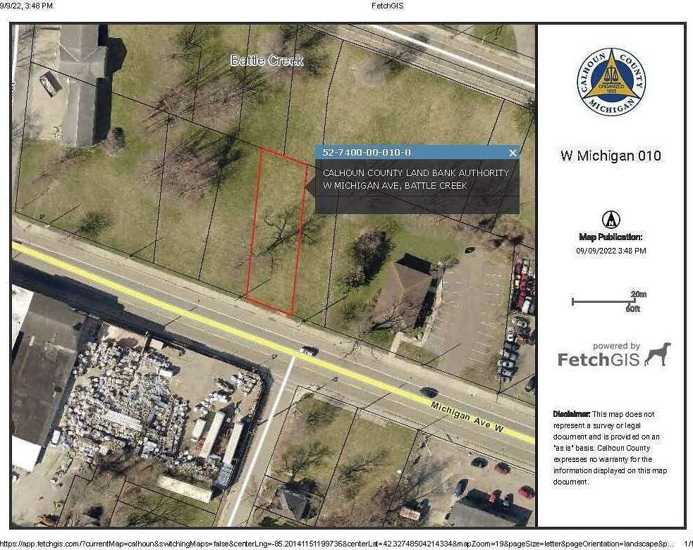 0.17 Acres of Commercial Land for Sale in Battle Creek, Michigan