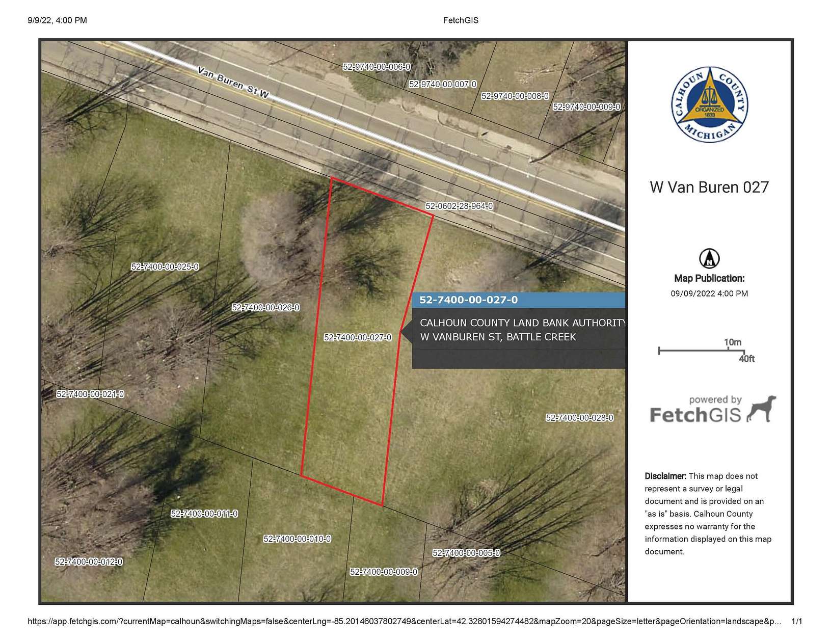 0.13 Acres of Commercial Land for Sale in Battle Creek, Michigan