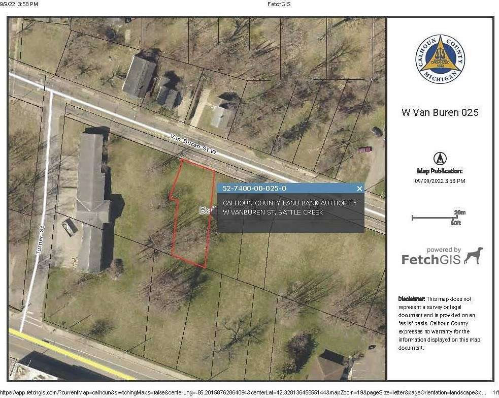 0.16 Acres of Commercial Land for Sale in Battle Creek, Michigan