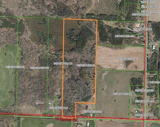 50 Acres of Land for Sale in Scottville, Michigan