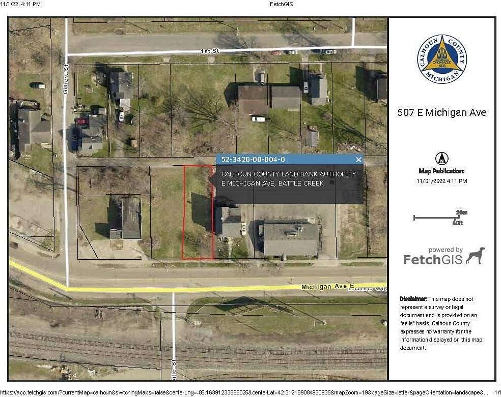 0.12 Acres of Commercial Land for Sale in Battle Creek, Michigan
