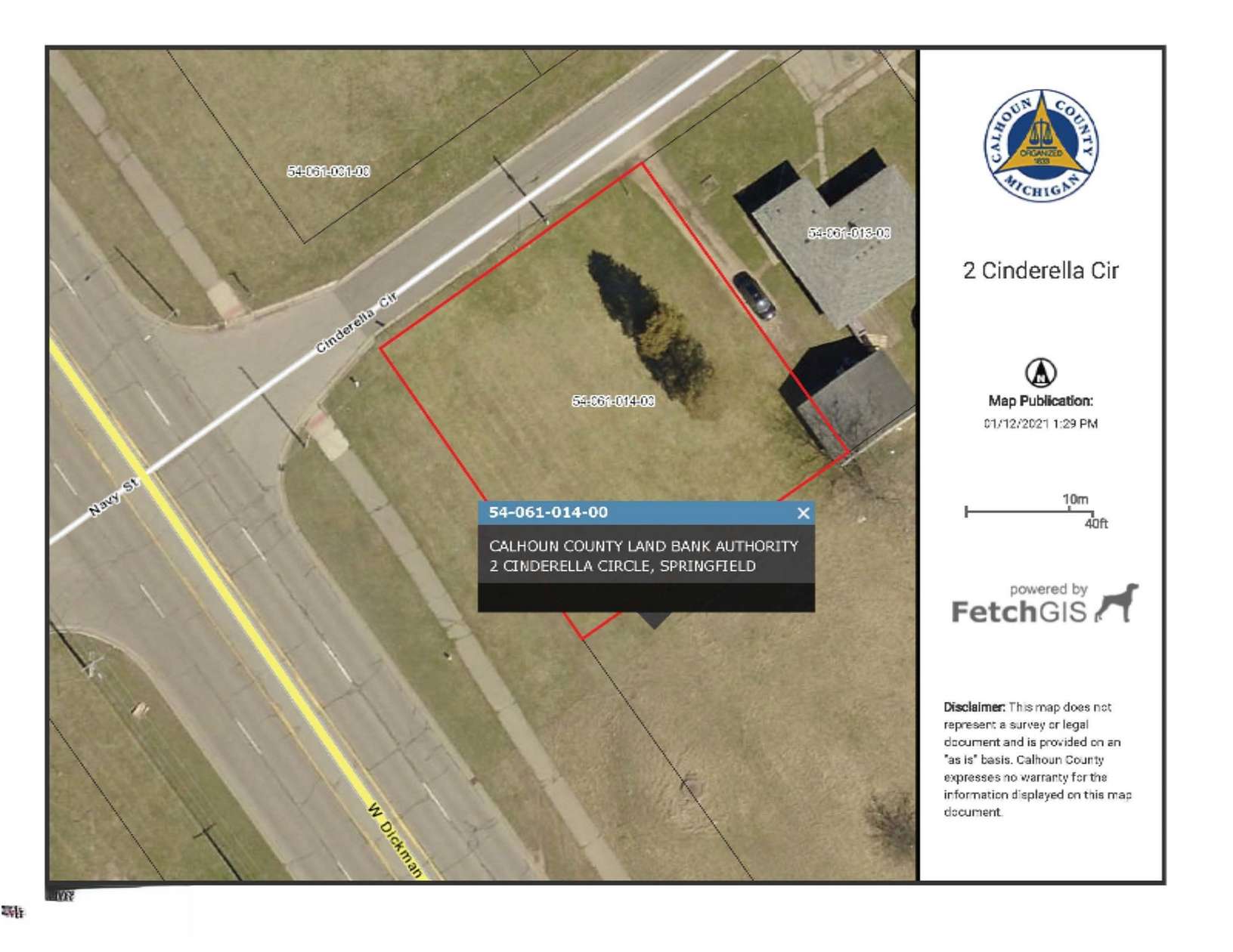 0.25 Acres of Commercial Land for Sale in Springfield, Michigan