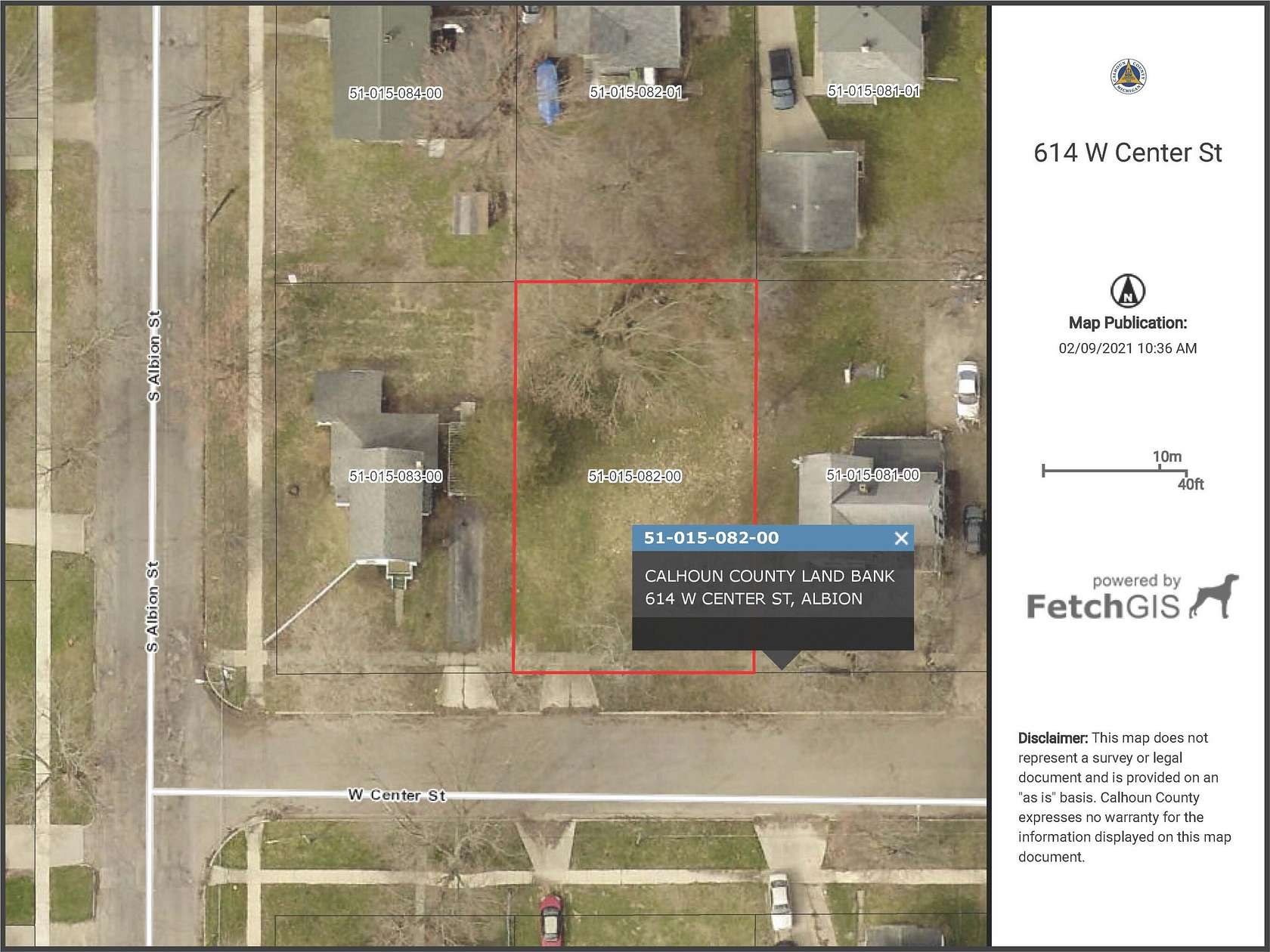 0.16 Acres of Commercial Land for Sale in Albion, Michigan