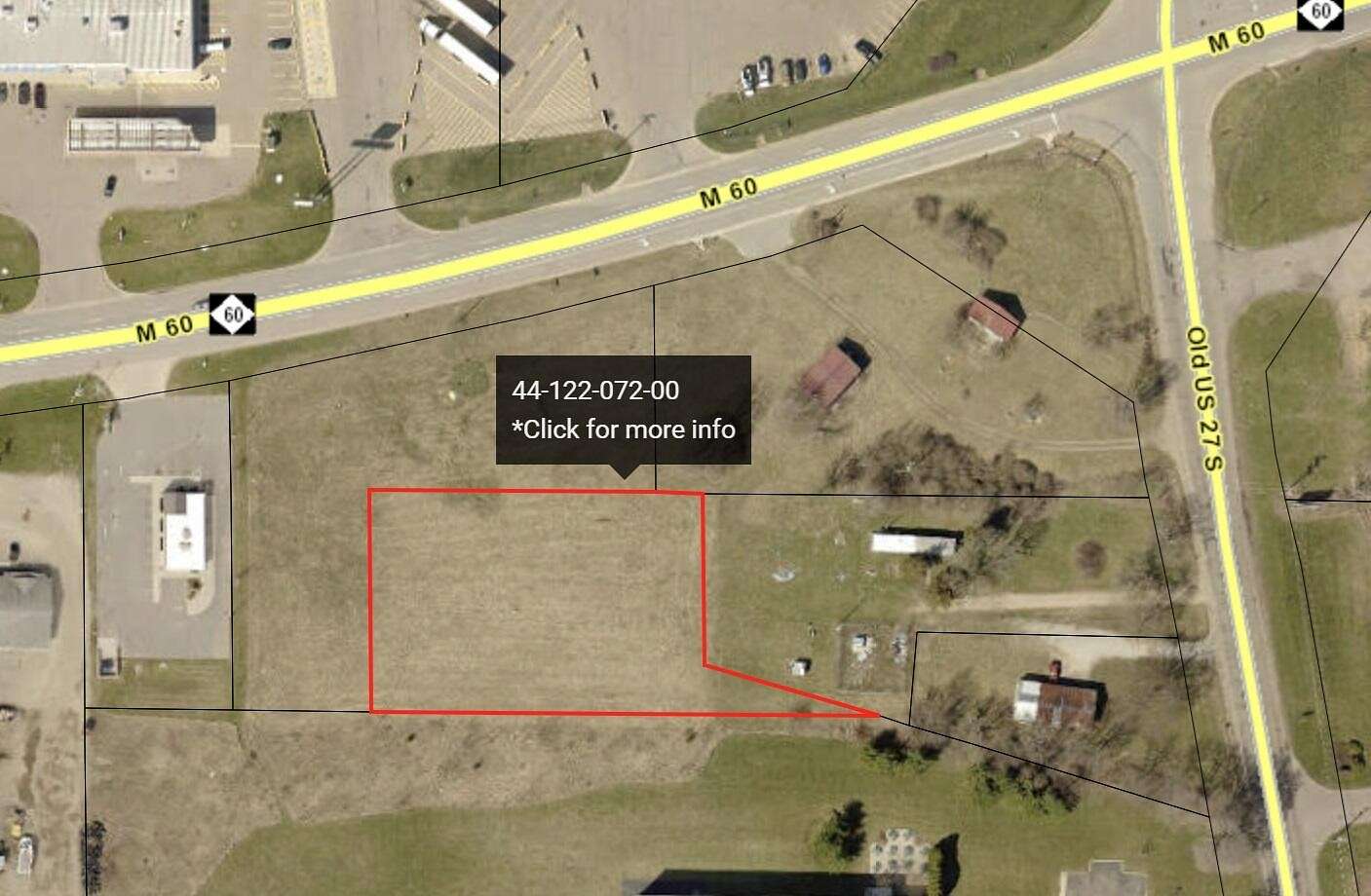 1.08 Acres of Commercial Land for Sale in Tekonsha, Michigan