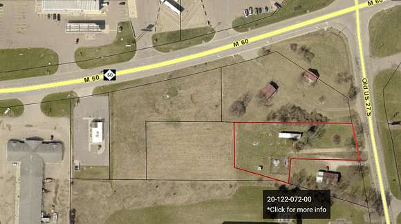 1.1 Acres of Commercial Land for Sale in Tekonsha, Michigan