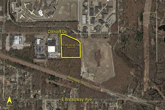 12.9 Acres of Commercial Land for Sale in Muskegon, Michigan