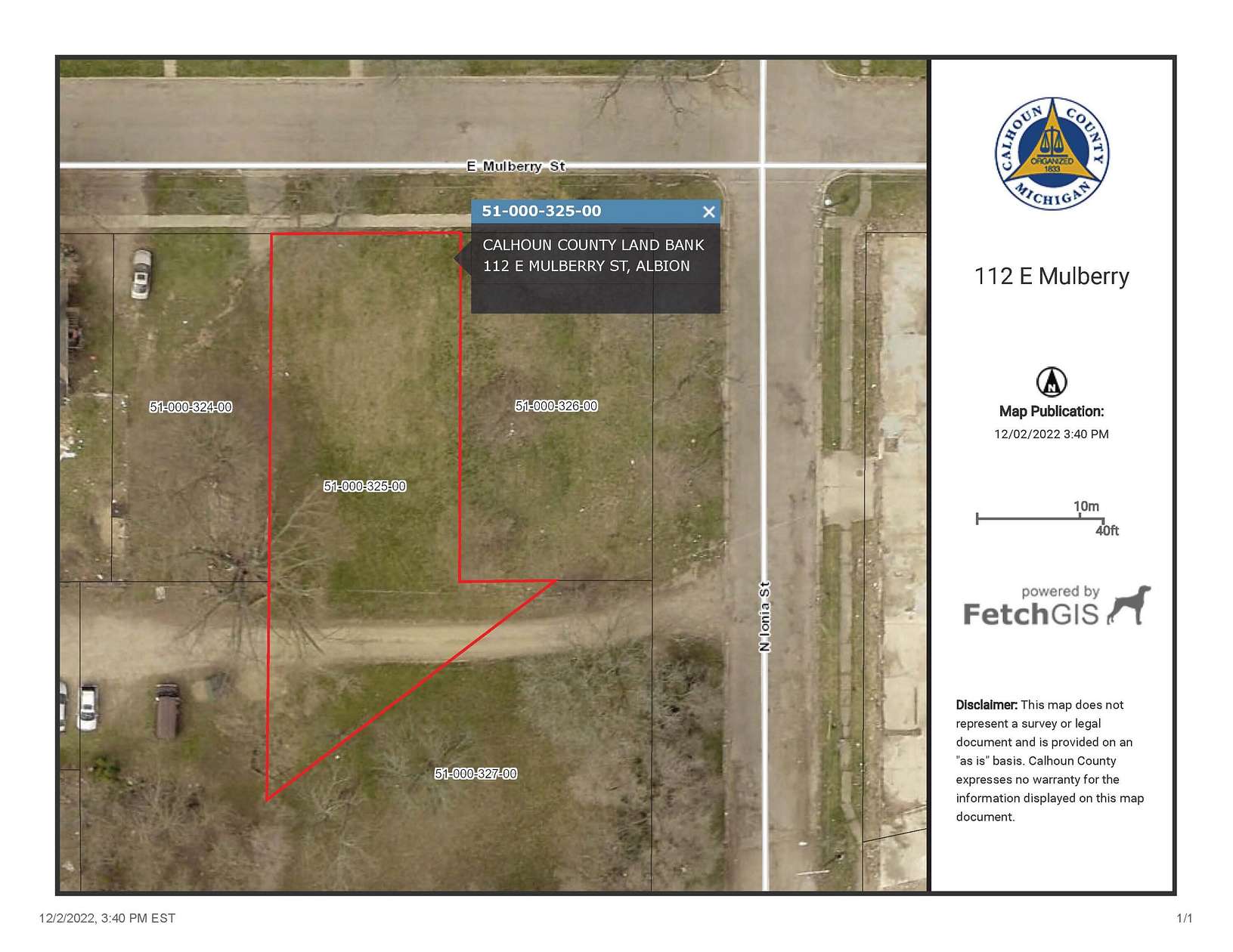 0.21 Acres of Commercial Land for Sale in Albion, Michigan