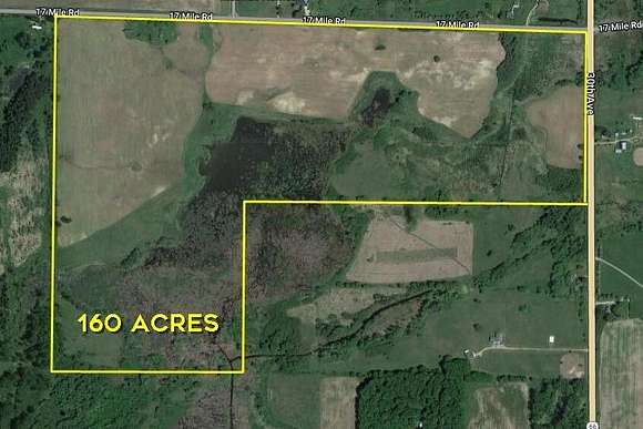 160 Acres of Recreational Land for Sale in Barryton, Michigan