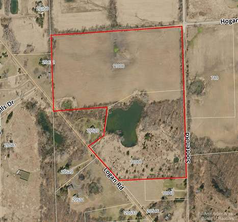 39.6 Acres of Land for Sale in Manchester, Michigan