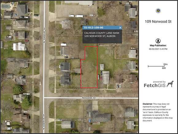 0.23 Acres of Mixed-Use Land for Sale in Albion, Michigan