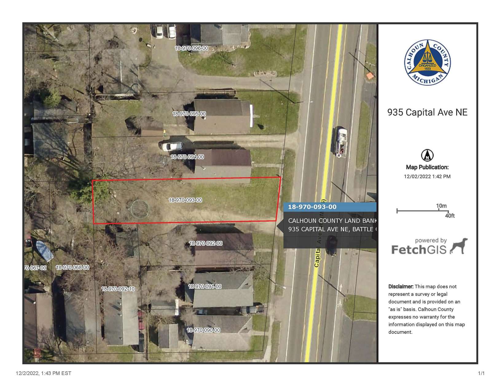 0.1 Acres of Commercial Land for Sale in Battle Creek, Michigan