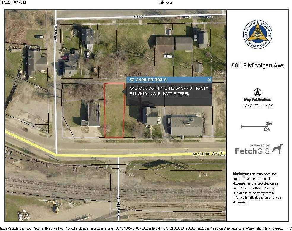 0.14 Acres of Commercial Land for Sale in Battle Creek, Michigan