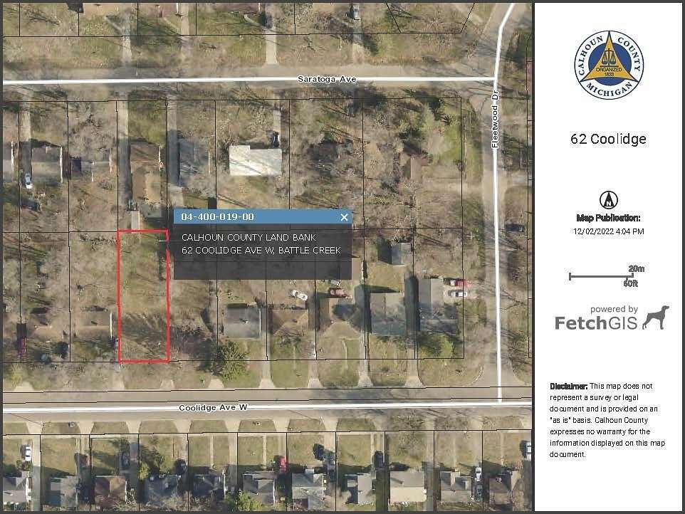 0.15 Acres of Commercial Land for Sale in Battle Creek, Michigan