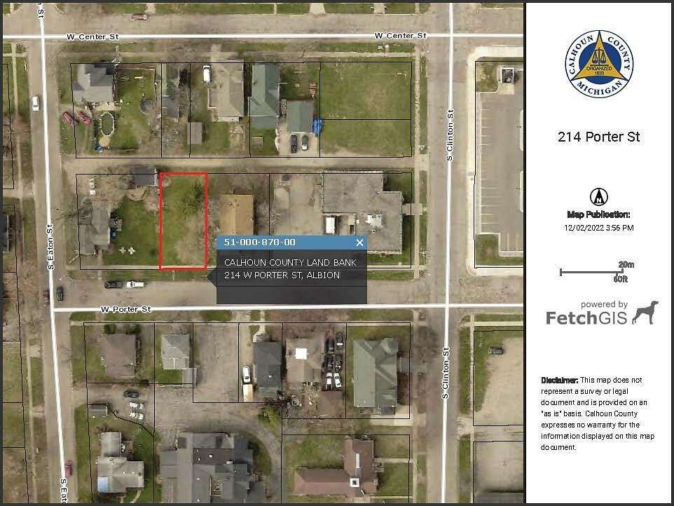 0.13 Acres of Commercial Land for Sale in Albion, Michigan