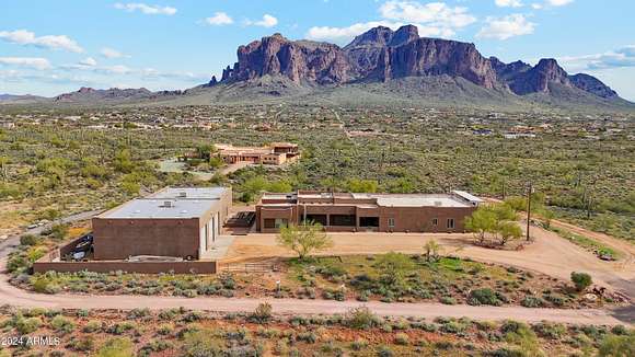 24.2 Acres of Recreational Land with Home for Sale in Apache Junction, Arizona