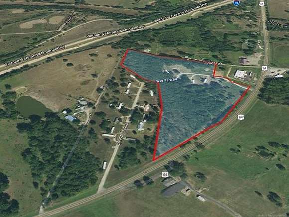 21 Acres of Commercial Land for Sale in Gans, Oklahoma