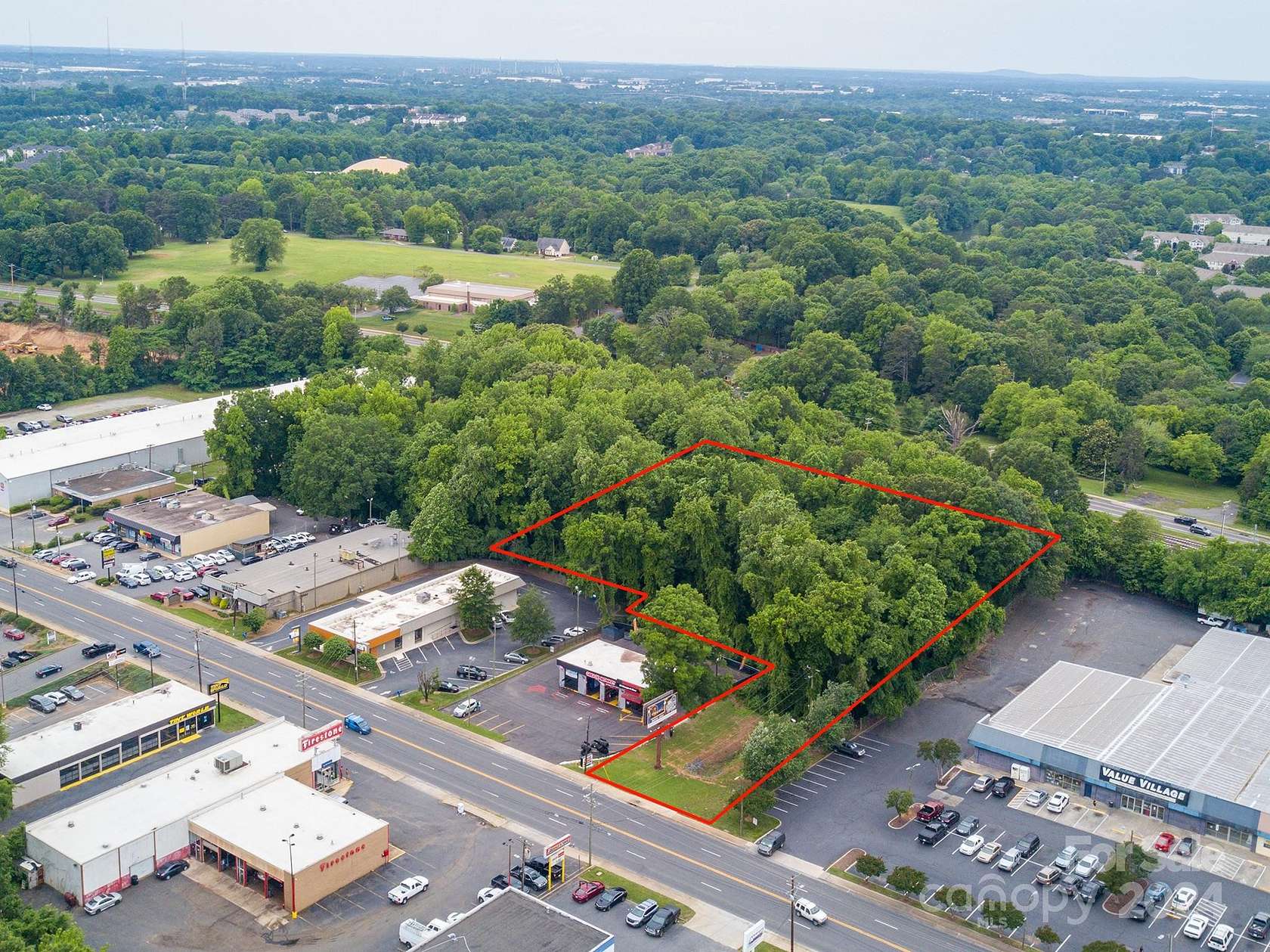 2.6 Acres of Commercial Land for Sale in Charlotte, North Carolina