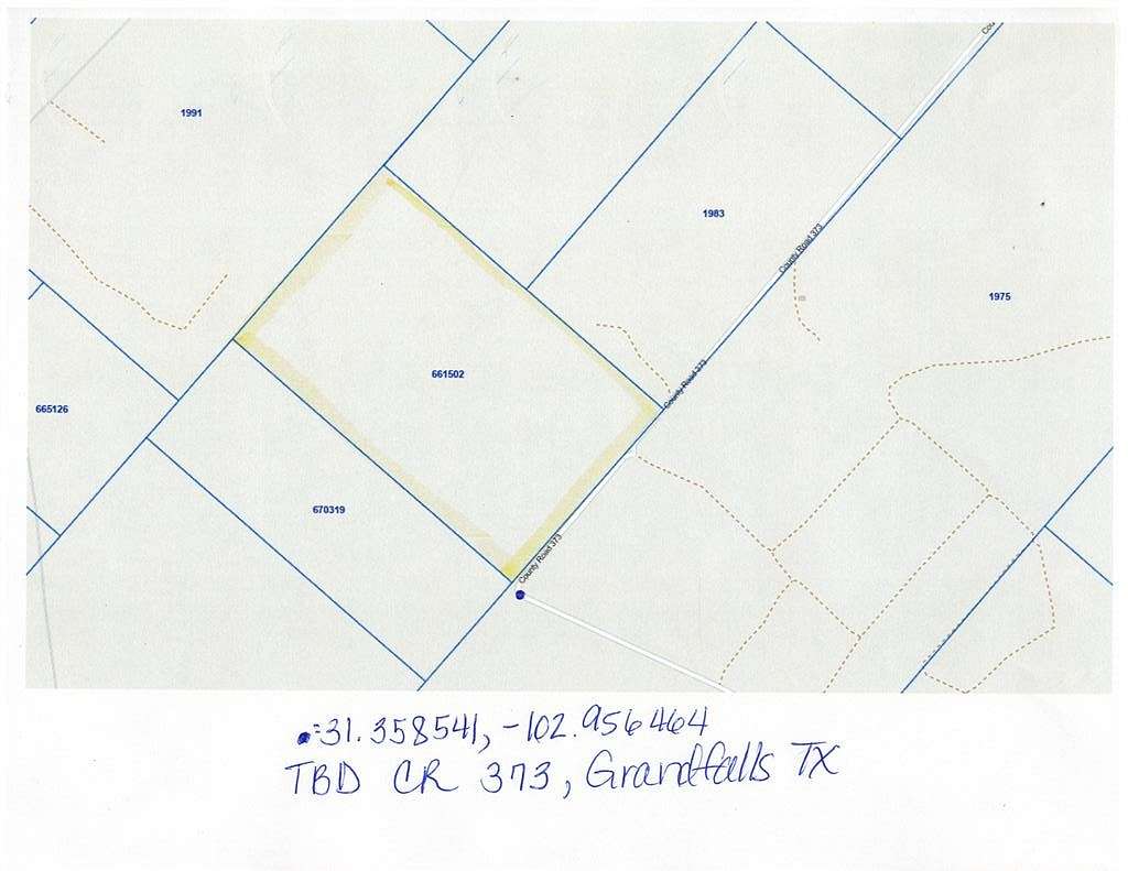 100 Acres of Land for Sale in Grandfalls, Texas