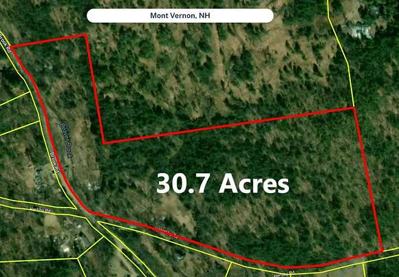 30.7 Acres of Land for Sale in Mont Vernon, New Hampshire