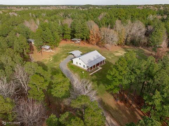 22.5 Acres of Recreational Land with Home for Sale in Converse, Louisiana