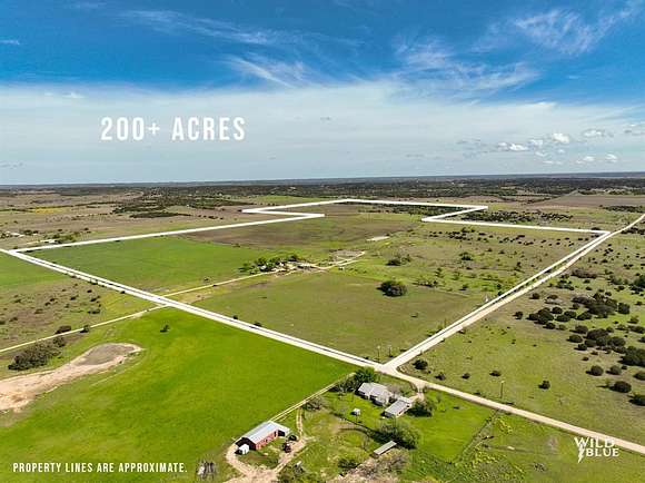 221 Acres of Agricultural Land with Home for Sale in Meridian, Texas