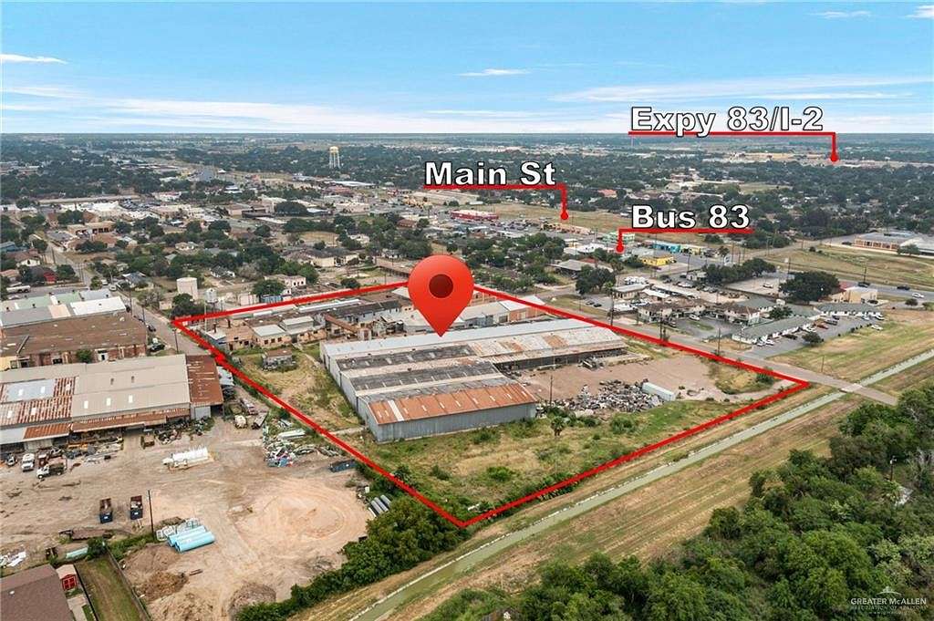 7.33 Acres of Improved Commercial Land for Sale in Donna, Texas