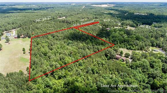 10 Acres of Land for Sale in Cameron, North Carolina