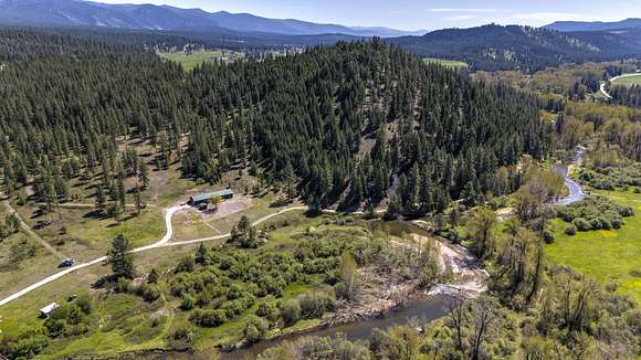 12.36 Acres of Recreational Land with Home for Sale in Huson, Montana