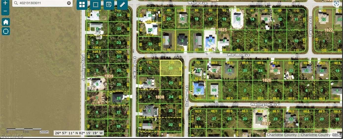 0.26 Acres of Residential Land for Sale in Port Charlotte, Florida