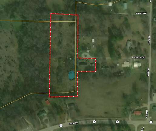 4.3 Acres of Land with Home for Sale in Mammoth Spring, Arkansas