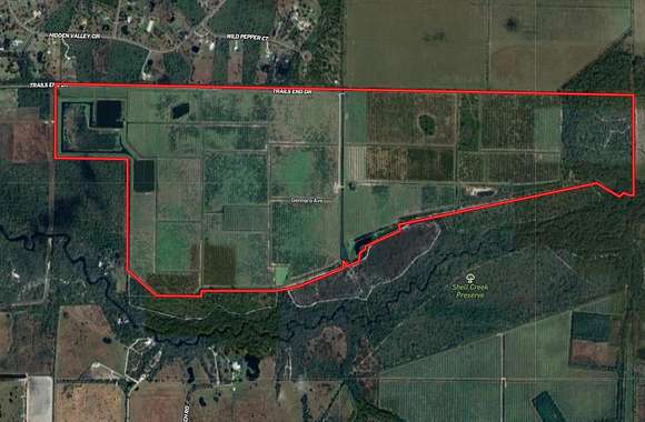 637 Acres of Land for Auction in Punta Gorda, Florida