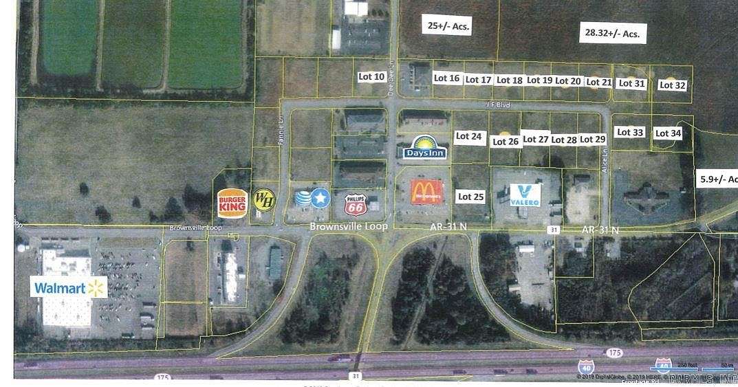 0.96 Acres of Commercial Land for Sale in Lonoke, Arkansas