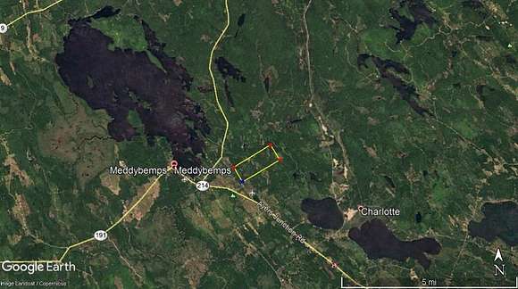 374 Acres of Recreational Land for Sale in Meddybemps, Maine
