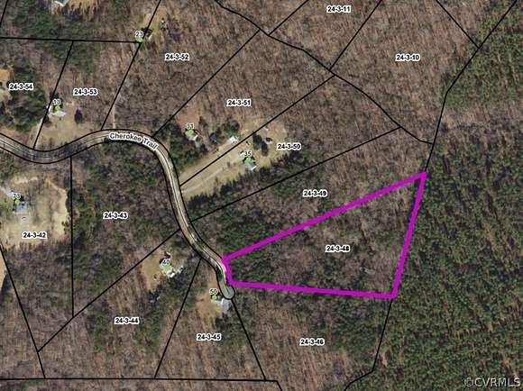 5 Acres of Residential Land for Sale in Cartersville, Virginia