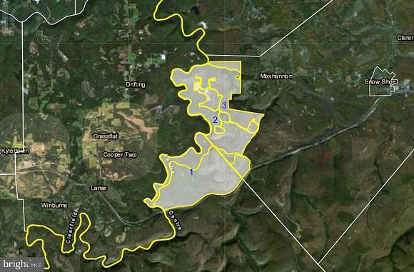 2,431 Acres of Recreational Land for Sale in Philipsburg, Pennsylvania