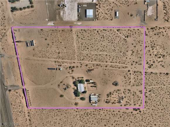 15.4 Acres of Land with Home for Sale in Cal-Nev-Ari, Nevada