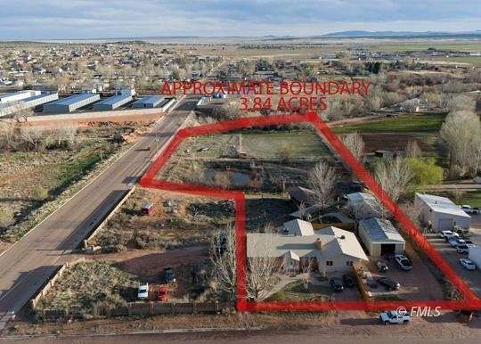 3.8 Acres of Residential Land with Home for Sale in Colorado City, Arizona