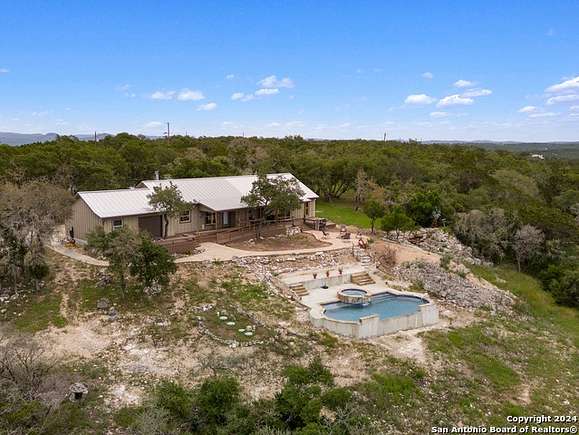 38.1 Acres of Land with Home for Sale in Pipe Creek, Texas