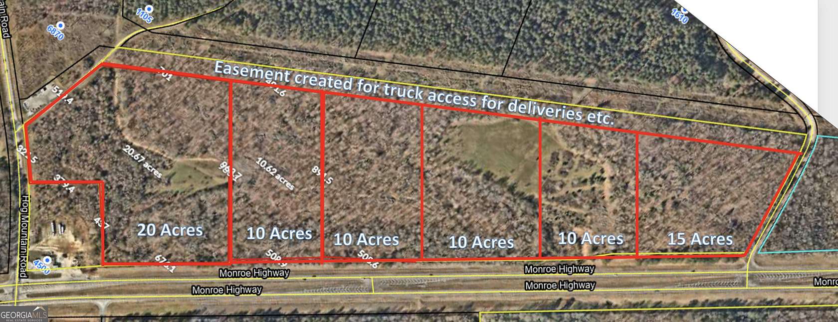 8.9 Acres of Land for Sale in Bogart, Georgia