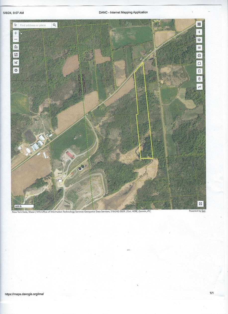 21.1 Acres of Recreational Land for Sale in Constable, New York