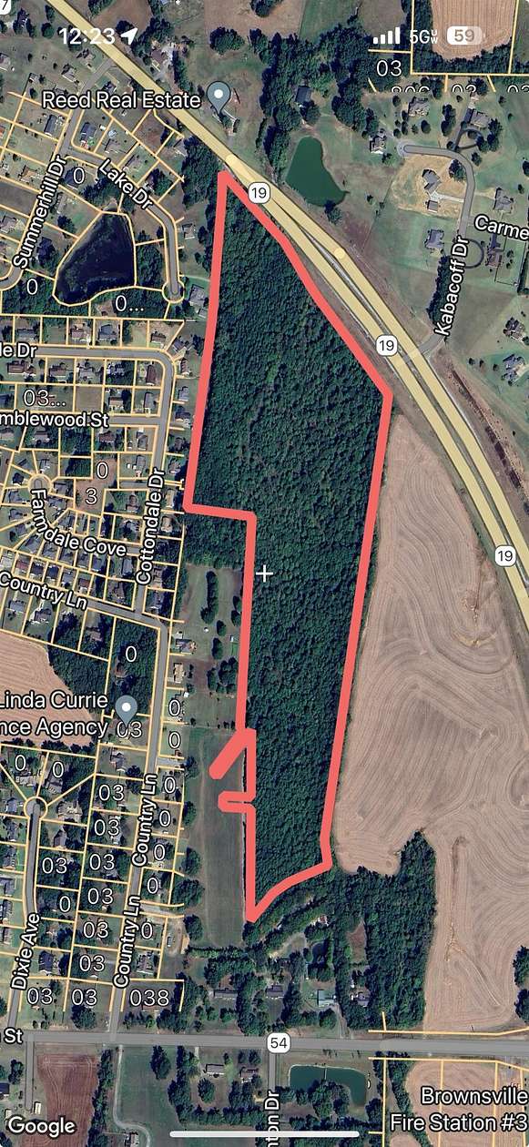 36 Acres of Land for Sale in Brownsville, Tennessee
