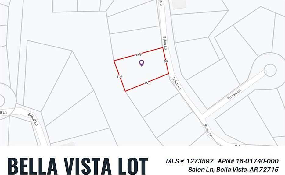 0.35 Acres of Residential Land for Sale in Bella Vista, Arkansas