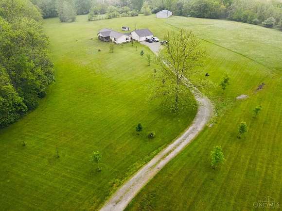 12.8 Acres of Land with Home for Sale in New Vienna, Ohio