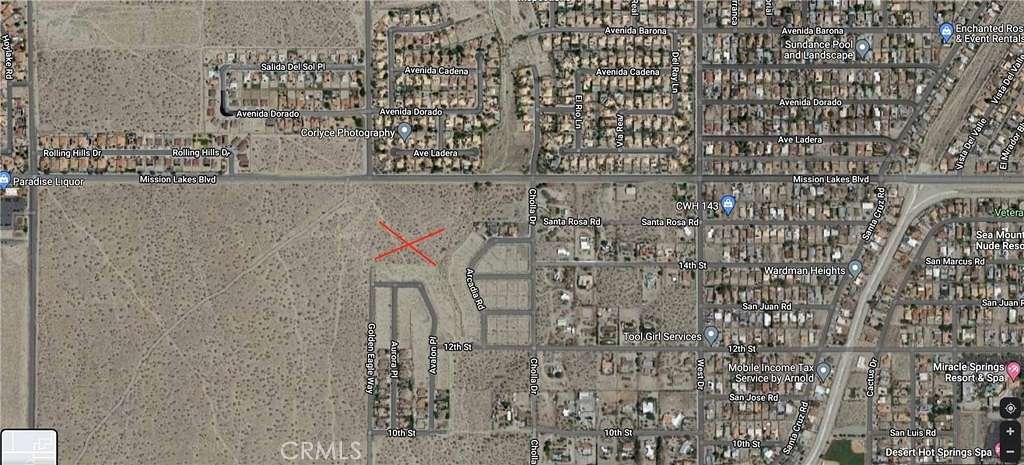 9.5 Acres of Residential Land for Sale in Desert Hot Springs, California