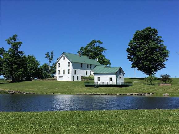 31.8 Acres of Recreational Land with Home for Sale in Harpersfield, New York