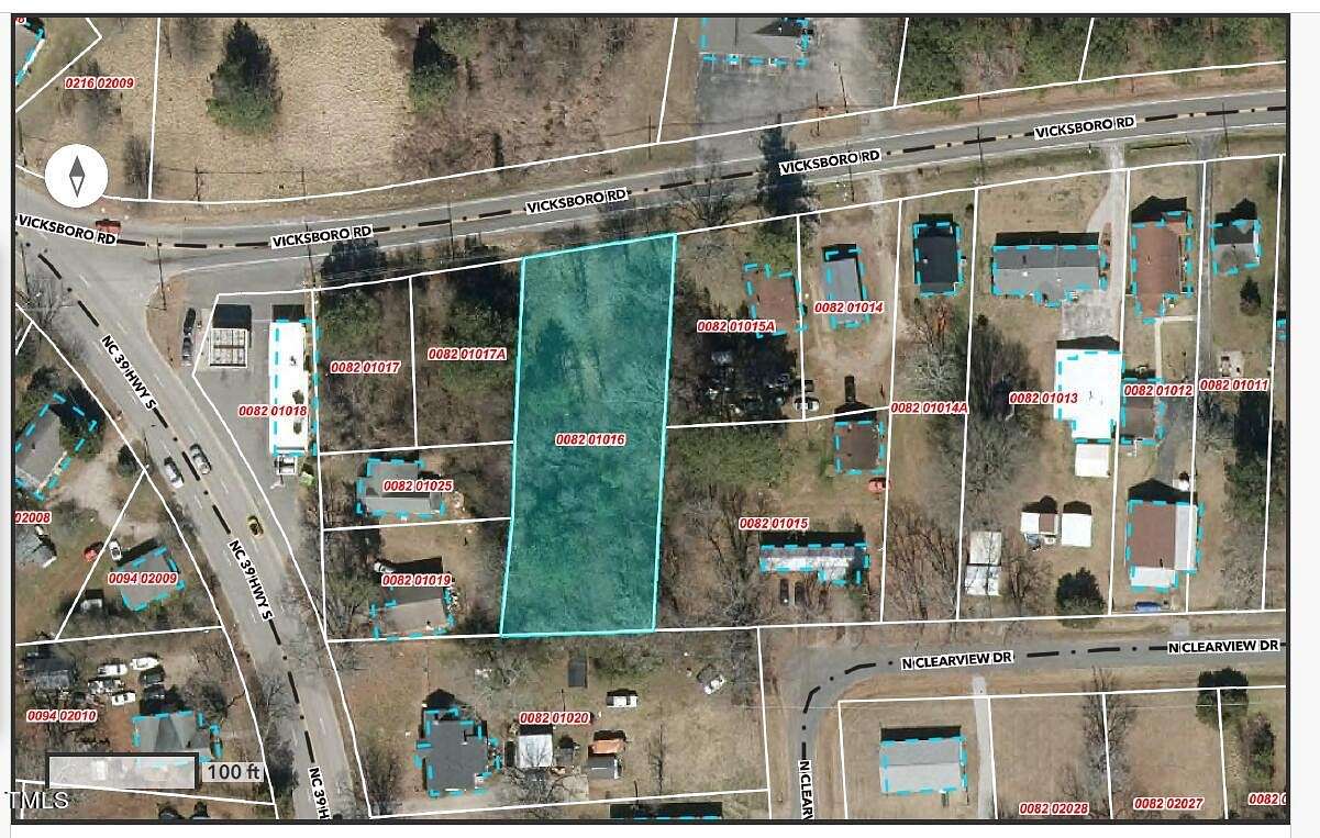 0.57 Acres of Commercial Land for Sale in Henderson, North Carolina
